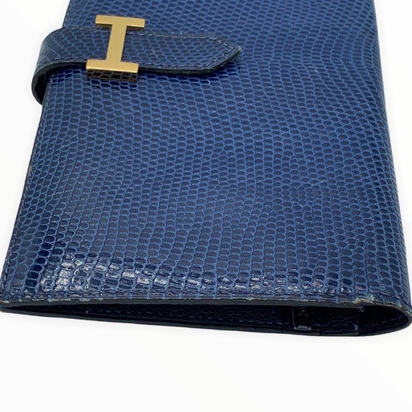 $1️⃣5️⃣0️⃣0️⃣HERMES Lizard Skin Bearn Wallet - Picture 4 of 10